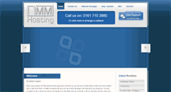 Desktop Screenshot of dmmhosting.co.uk